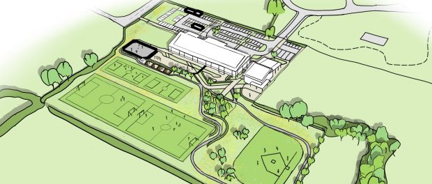 Flint School 3D View 1