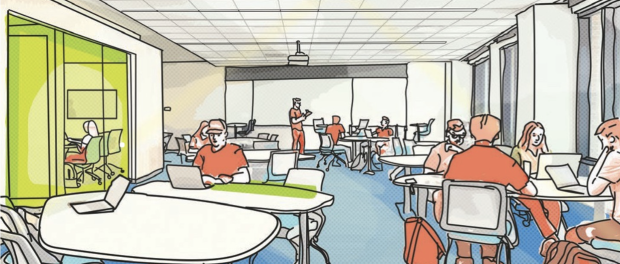 Graphic from Ayers Saint Gross’s 2025 “Comparing Campuses Spaces for Belonging” Research. Courtesy Ayers Saint Gross.