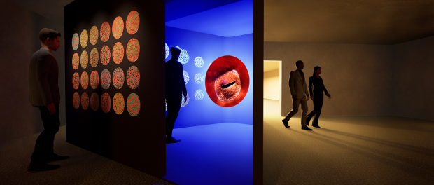 Light Art Installation Exterior